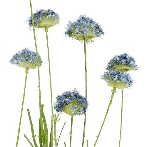 Floristik24 Wiesenblumen Blau L65cm 3St