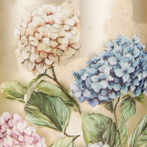 Floristik24 Deko Windlicht Glasmotiv Blütendesign für stilvolle Wohnakzente 8cm 4St.