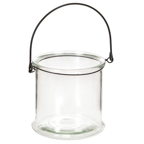 Windlicht Glas zum Hängen Ø12cm H12,5cm 2St kaufen | Floristik24.de
