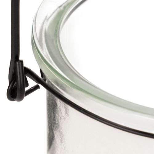 Windlicht Glas zum Hängen Ø12cm H12,5cm 2St | Floristik24.de