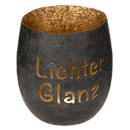 Artikel Windlicht Lichter Glanz mit goldener Innenfläche für Tischdekoration 11cm