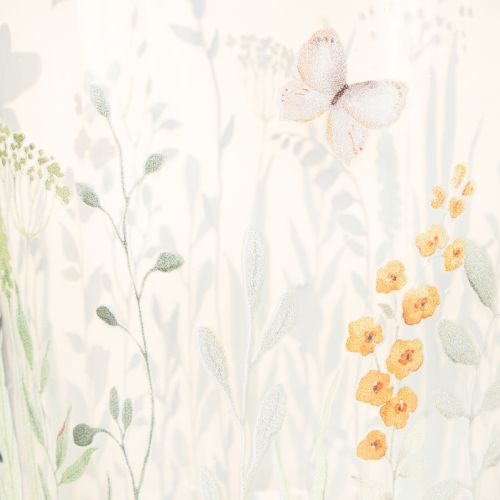 Artikel Deko Windlicht Glasmotiv Schmetterlingswiese für stilvolle Wohnakzente 18cm 2St