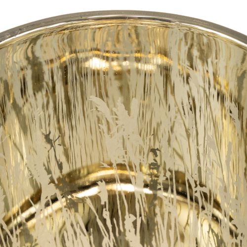 Artikel Elegantes Deko Windlicht mit Gräsermotiv für gemütliche Wohnakzente 12,5cm 2St.