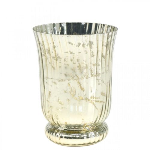 Artikel Windlicht Glas Teelichthalter Teelichtglas Ø14,5cm H20cm