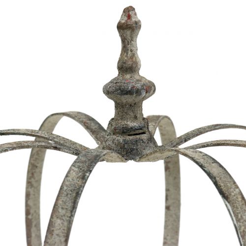 Floristik24 Windlicht Krone Antik Ø20cm H23cm