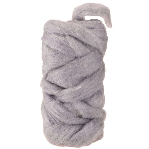 Wollband Helllila 10m Dekowolle für Floristik & Basteln