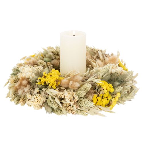 Artikel Trockenblumenkranz Natürliche Dekoration für Tisch, Wohnzimmer und Flur 25cm