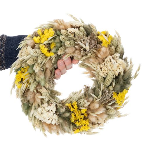 Artikel Trockenblumenkranz Natürliche Dekoration für Tisch, Wohnzimmer und Flur 25cm
