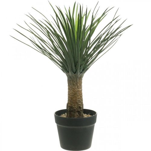 Künstliche Yucca Palme im Topf Kunstpalme Topfpflanze H52cm