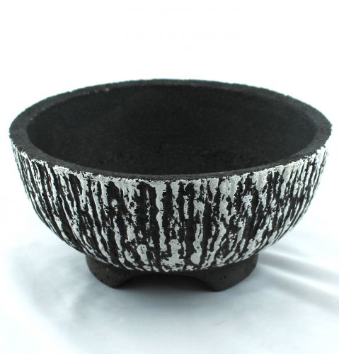 Floristik24 Zementschale rund Ø30cm Rinde