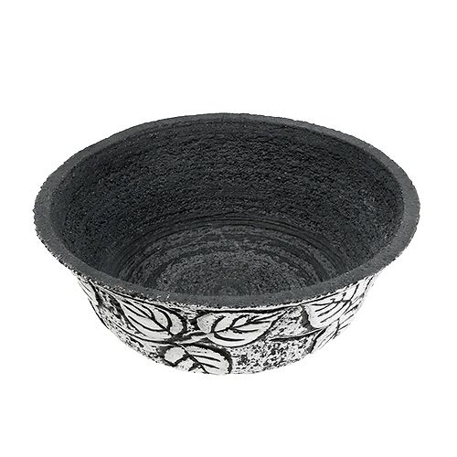 Floristik24 Zementschale rund Ø30cm Blatt