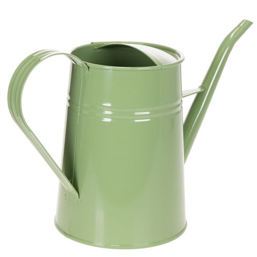 Zimmergießkanne Vintage Metall Mintgrün 1,7L Deko-Vase Retro Design H23cm | Floristik24.de