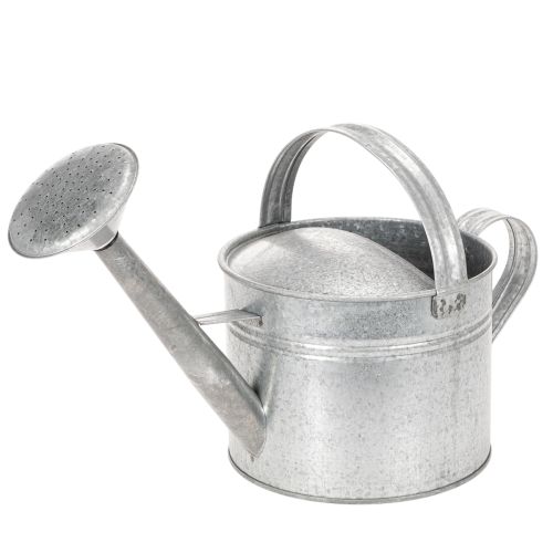 Zink-Gießkanne Vintage Deko 27cm - Pflanzkanne für Garten und Terrasse, Metall Blumenkübel kaufen | Floristik24.de