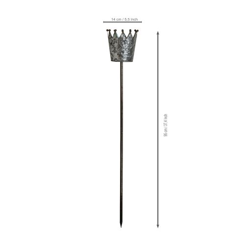 Dekokrone Antik Optik für Blumenbeet oder Pflanztopf 95cm | Floristik24.de