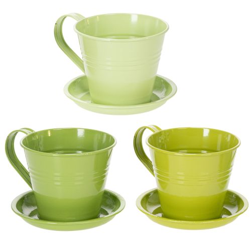 Floristik24 Tasse zum Bepflanzen stilvoller Pflanztopf für individuelle Dekoideen 11cm 6St