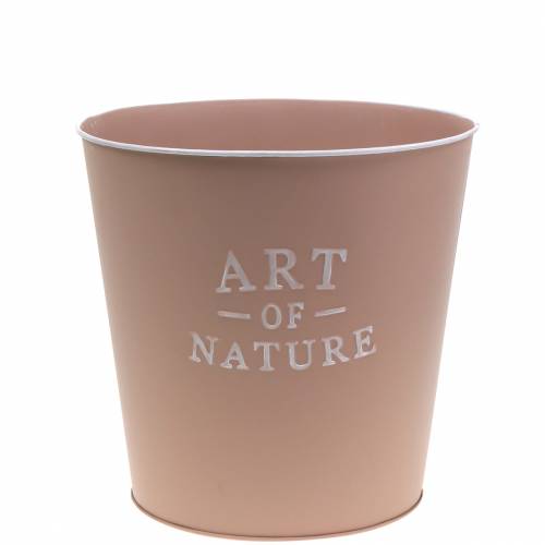 Artikel Blumentopf Zink Art of Nature Altrosa Ø17,5cm H15cm