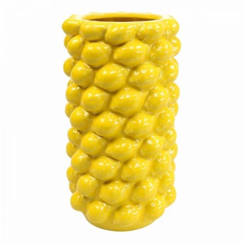 Zitronenvase Vase Zitronen Gelb Sommerdeko Ø15cm H30cm