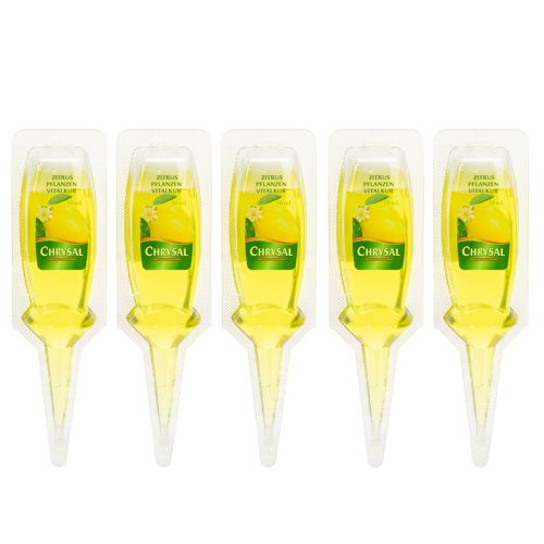 Artikel Chrysal Zitruspflanzen Vitalkur Flüssigdünger zur optimalen Nährstoffversorgung von Topfpflanzen 30ml 5St