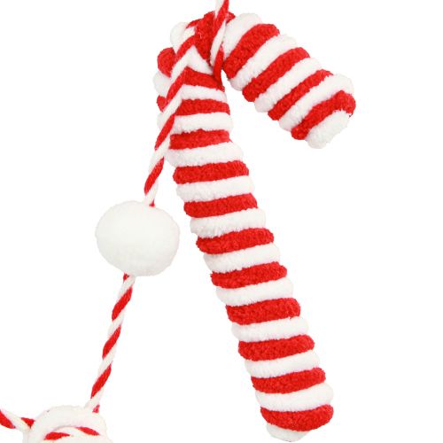 Artikel Zuckerstangen Girlande Weihnachten Rot Weiß Dekoration 120cm