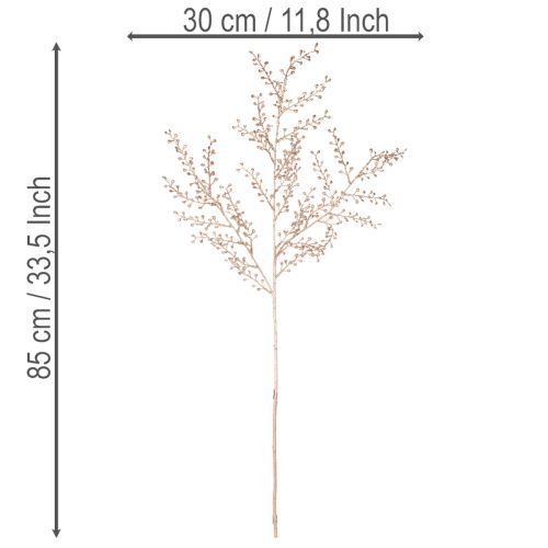 Künstlicher Zweig mit kleinen Beeren 85cm | Floristik24.de