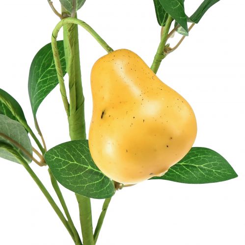 Artikel Künstlicher Dekozweig Birnenzweig Gelb 75cm Obst-Ast Kunstblumen-Deko