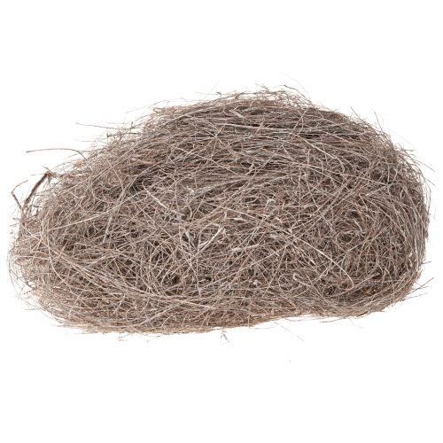 Natürliches Bastelmaterial Palmfasern Weiß Gewaschen, 1kg Palmyrapalme für Deko & Handwerk