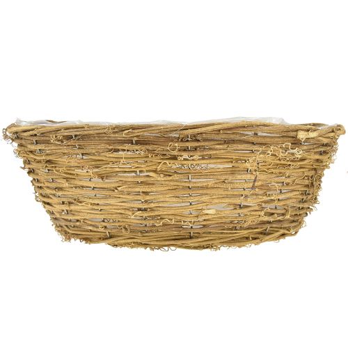 Artikel Blumenschale groß Pflanzkorb Reben Ø40cm H13cm Naturdeko Tischdeko Unikat