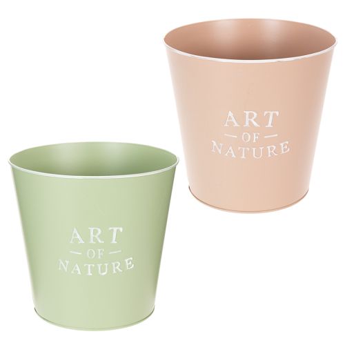 Blumentopf Zink Ø22cm H21cm Verschiedene Farben kaufen | Floristik24.de