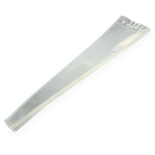 Floristik24 Blumentüte Blanko transparent L60 B14cm - 3cm 50St FALSCHER ARTIKEL