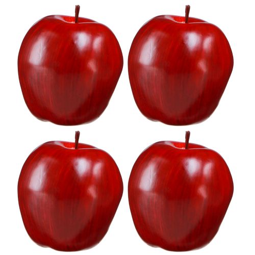 Artikel Deko Apfel Rot Deko Obst Ø8cm H9,5cm Red Delicious 4 St