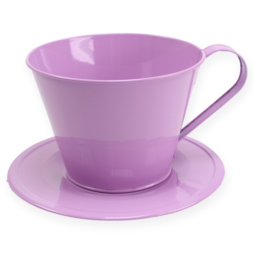 Floristik24 Deko-Tasse Ø16cm H12,5cm 3St