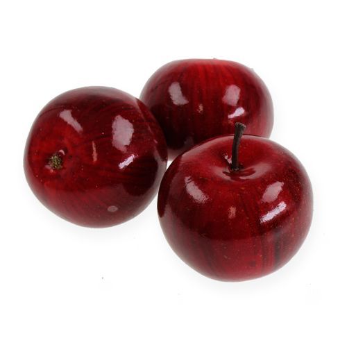 Artikel Künstliche Äpfel Rot, glänzend 6cm 6St