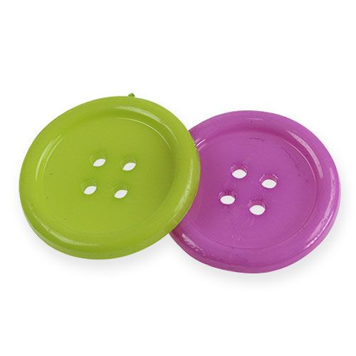 Floristik24 Deko-Knöpfe bunt Ø2,5cm 200St