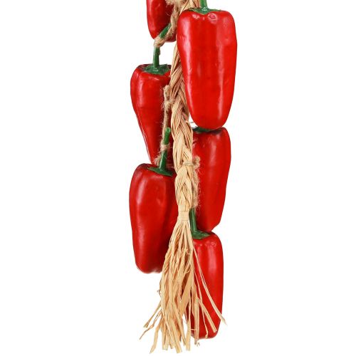 Artikel Dekohänger Paprika Rot am Strang Natur Sommer L60cm