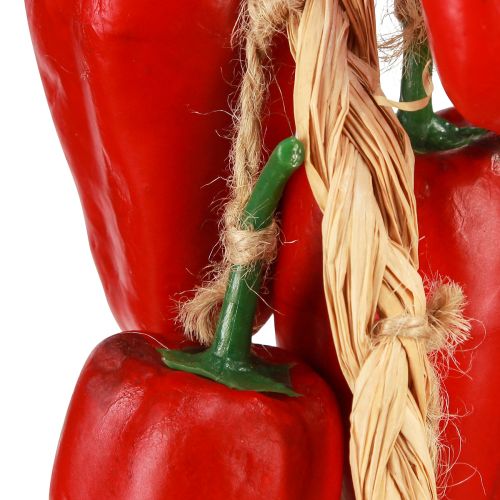 Artikel Dekohänger Paprika Rot am Strang Natur Sommer L60cm
