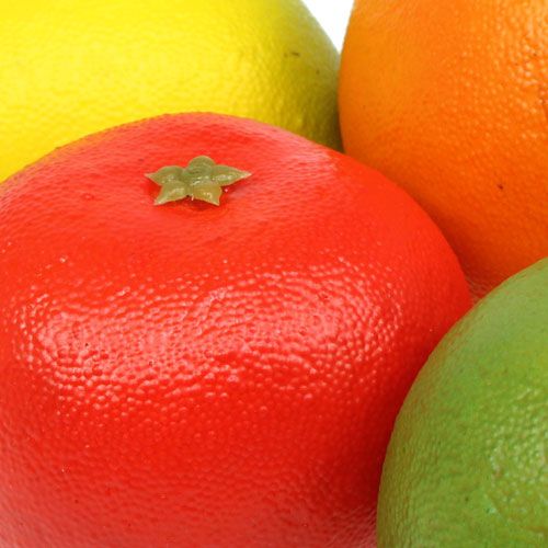 künstliches Obst // Dekoobst // Früchte Ø7cm orange Künstliche Orangenscheibe