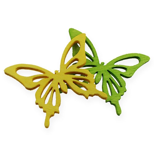 Dekoschmetterlinge bunt 4cm 90St | Floristik24.de