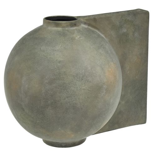 Artikel Dekovase Vase Keramik Antik Optik Bronze Grau 30×20×24cm