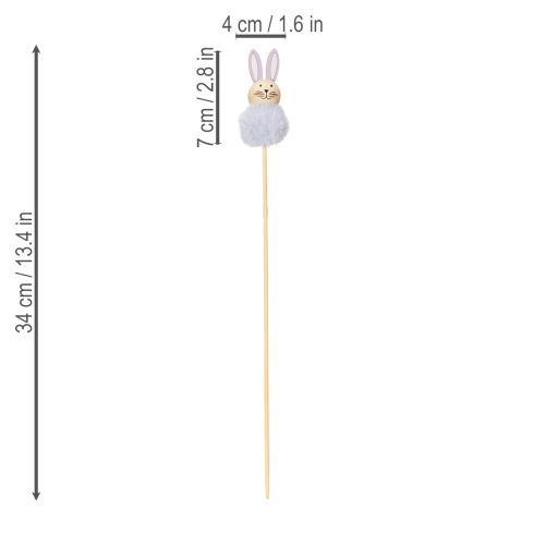 Artikel Flauschige Osterhasen Figuren für fröhliche Osterfeier Raumdekoration 34cm 12 St