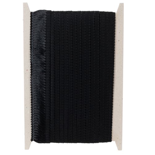 Artikel Fransenband Schwarz 4cm, Kordonettborte, Deko Fransen Lurex 25m