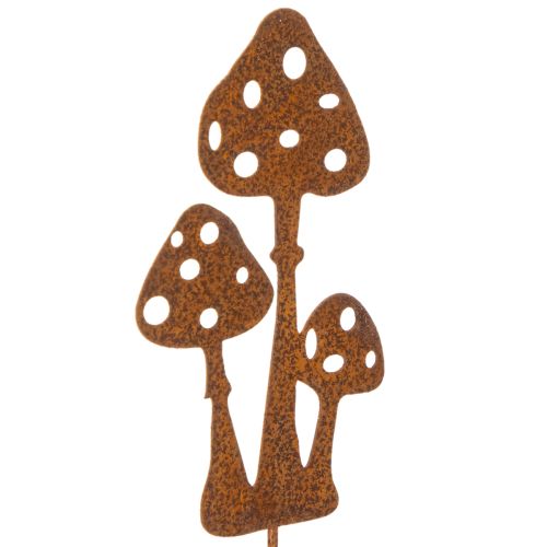 Gartenstecker Edelrost Fliegenpilz Deko Stecker 15cm 6St kaufen | Floristik24.de