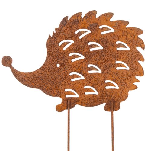 Gartenstecker Igel Rost Edelrost Deko Beetstecker 20cm | Floristik24.de