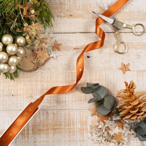 Artikel Geschenkband mit Aufschrift Weihnachten 15mm 18m