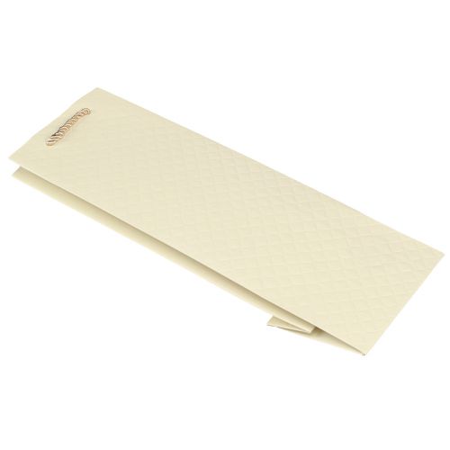 Artikel Geschenktüte für Flaschen Papier Creme 12×9×36cm 1 St