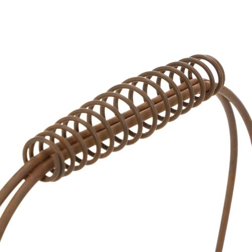 Gitterkorb Metall Korb Rost Optik 28x13,5x14cm 2St | Floristik24.de