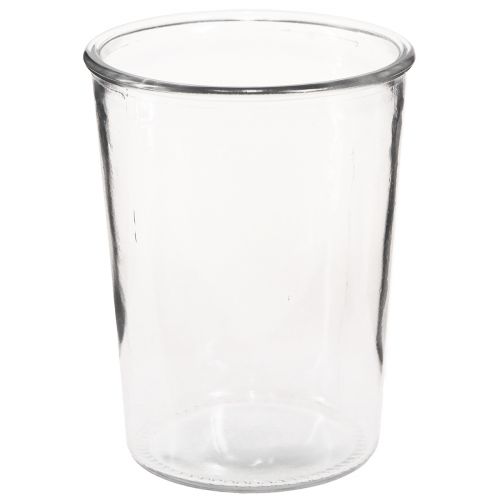 Floristik24 Glasvase Konisch Deko Vase Transparent Ø12cm H15,5cm 2St