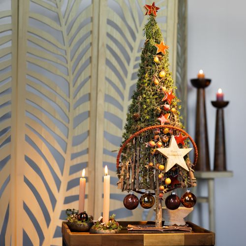 Artikel Holz Tannenbaum Deko Holzdeko Äste Reben 27,5x10x60cm