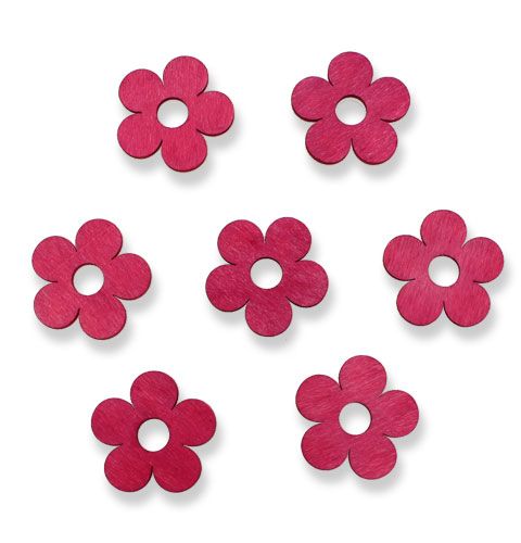 Holzblumen Ø4cm Pink 72 St | Floristik24.de