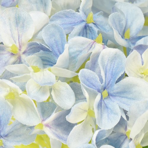 Floristik24 Hortensie künstlich Blau Kunstblume Blau Ø15,5cm 45cm