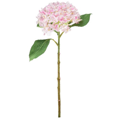 Floristik24 Hortensie künstlich Hellrosa Kunstblume Rosa Ø15,5cm 45cm